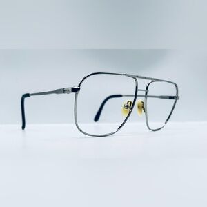 Vintage Nikon Titex Silver Pilot Sunglasses Frames Only